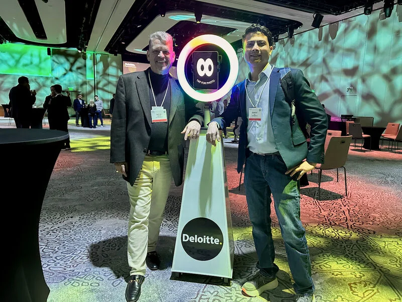Boyd Davis and Barkat Ali at Deloitte HR Technology and Service Provider Day
